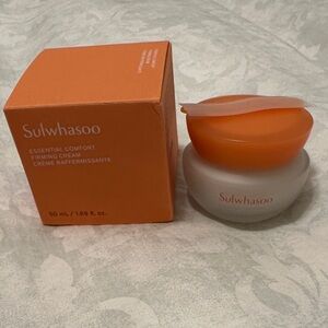 NIB Essential Comfort Firming Cream - Orange and White